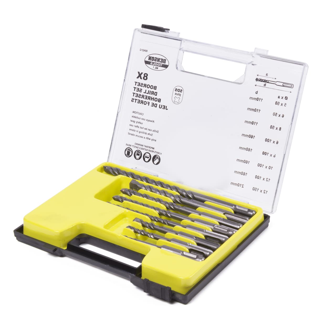 Benson Boorset 8 dlg SDS+ koffer