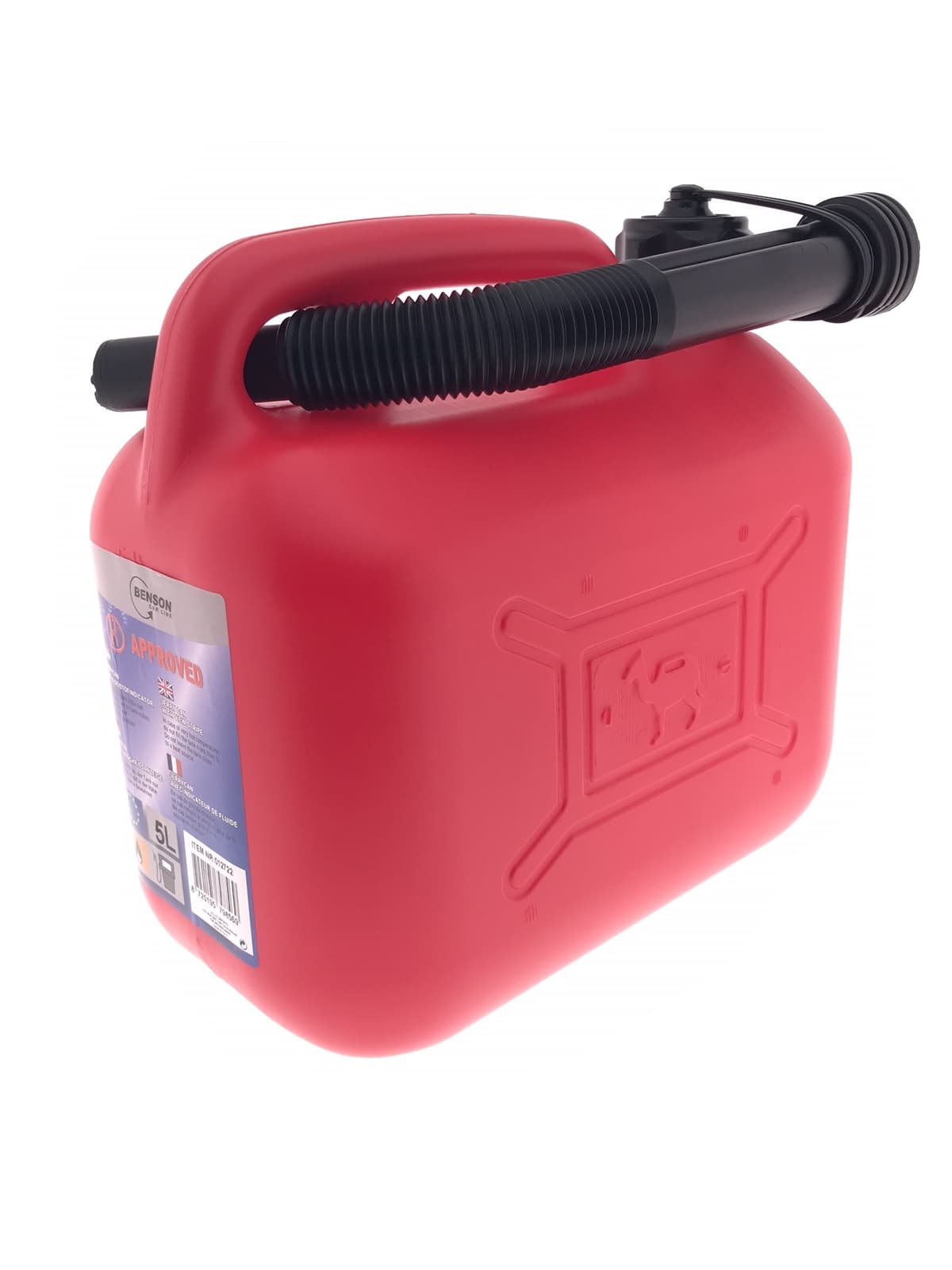 Benson Jerrycan 5 ltr met vloeistofindicator