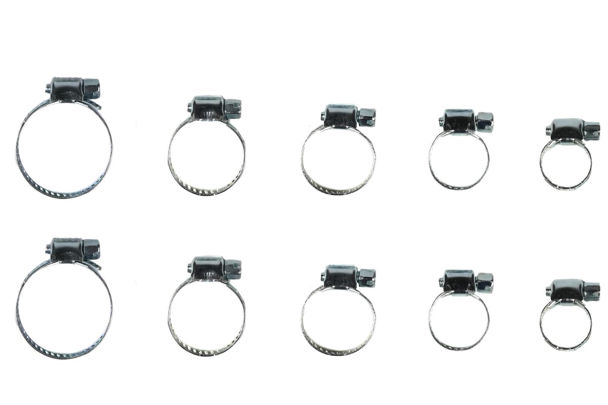 Slangklemmen set 10 dlg