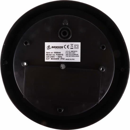 Bulleye lamp rond zwart thumbnail 4