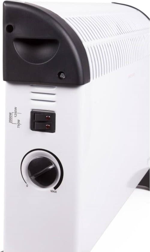 Heater convector 750/1250/2000W middel wit thumbnail 5