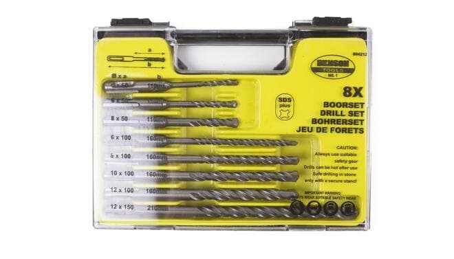 Benson Boorset 8 dlg SDS+ koffer thumbnail 4