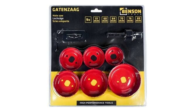 Benson Gatenzaagset 9 dlg heavy duty thumbnail 4