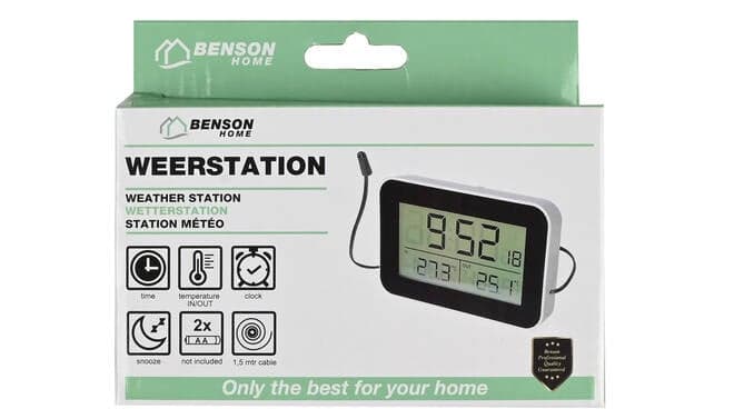 Benson Weerstation in-en outdoor digitaal thumbnail 4