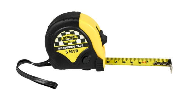 Rolbandmaat rubber 5 mtr x 19 mm thumbnail 2