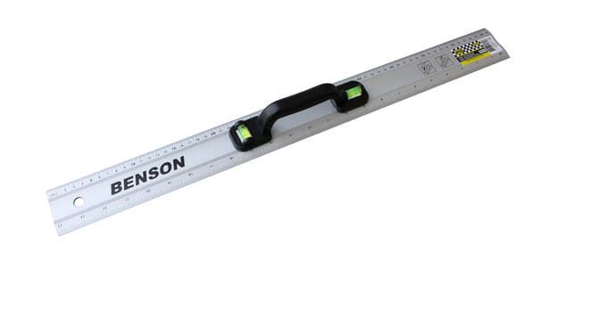 Liniaal 60 cm alu + waterpas met grip thumbnail 3