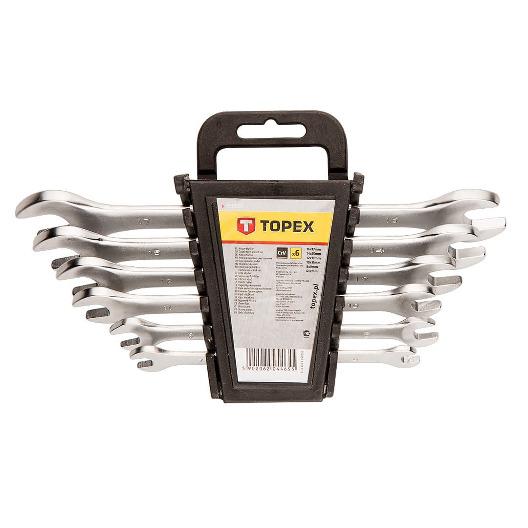 Topex Steeksleutelset 6-17mm