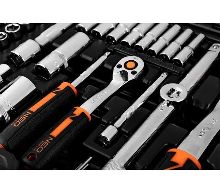 NEO Doppenset 1/4"-1/2"110 Delig 10-066 thumbnail 4