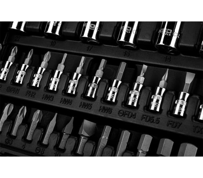 NEO Doppenset 1/4"-1/2"110 Delig 10-066 thumbnail 6