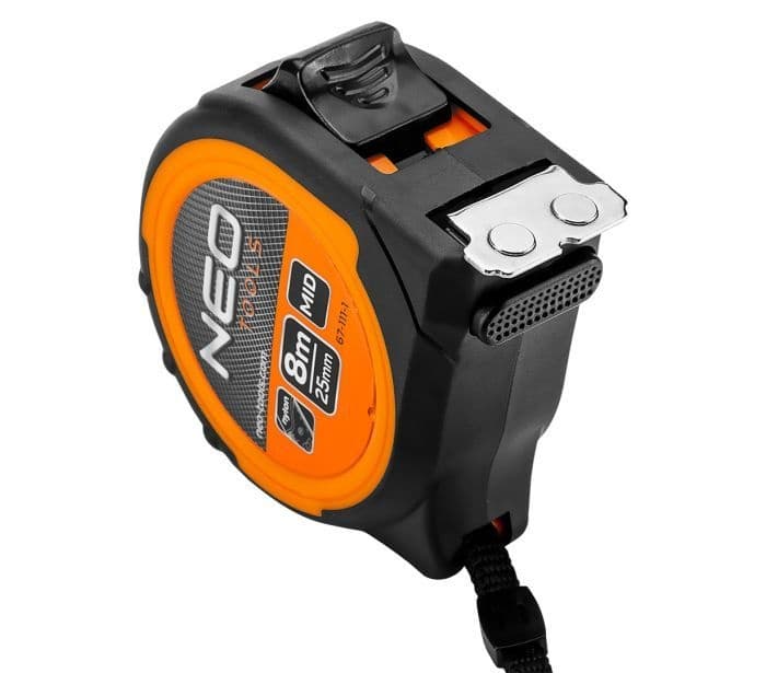 NEO Rolmaat 8mtr, Magnetisch dubbel slot thumbnail 4