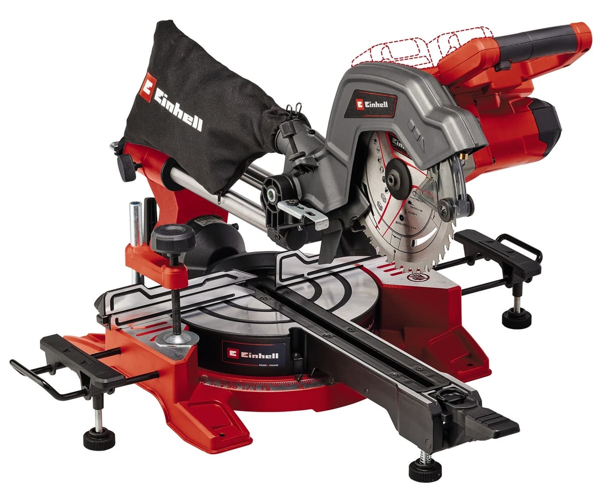 Einhell TE-MS 36/8 L Li Solo - Accu Radiaal-, Afkort-/Verstekzaag -Ø216 mm - Power X-Change