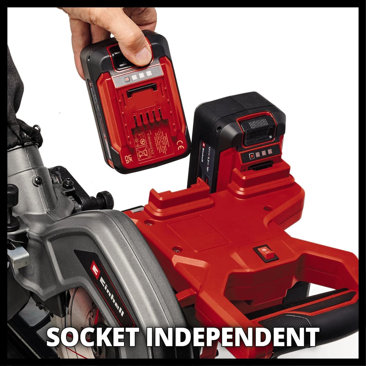 Einhell TE-MS 36/8 L Li Solo - Accu Radiaal-, Afkort-/Verstekzaag -Ø216 mm - Power X-Change thumbnail 10