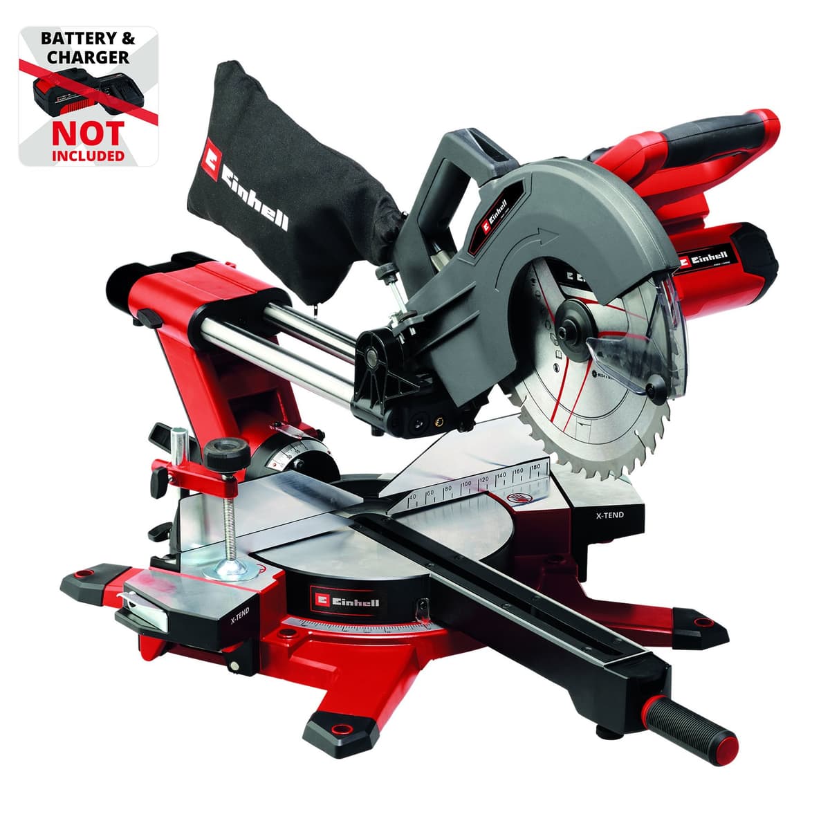 Einhell TE-SM 36/10 L Li Solo - Accu Radiaal-, Afkort-/Verstekzaag -Ø254 mm - Power X-Change thumbnail 2