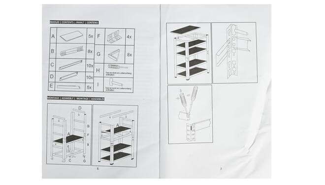 Benson Stelling kast / opbergrek 180 x 90 x 40 cm 175 kg thumbnail 3