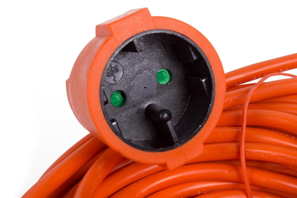 Benson Verlengsnoer 2 x 1.0 20 mtr oranje thumbnail 2