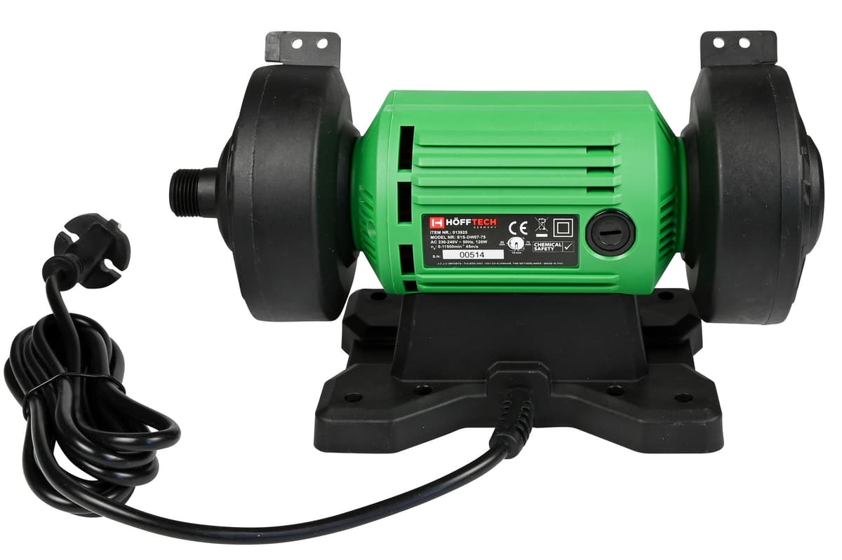 Benson Multifunctionele werkbankslijpmachine 120 Watt inclusief accessoires thumbnail 4