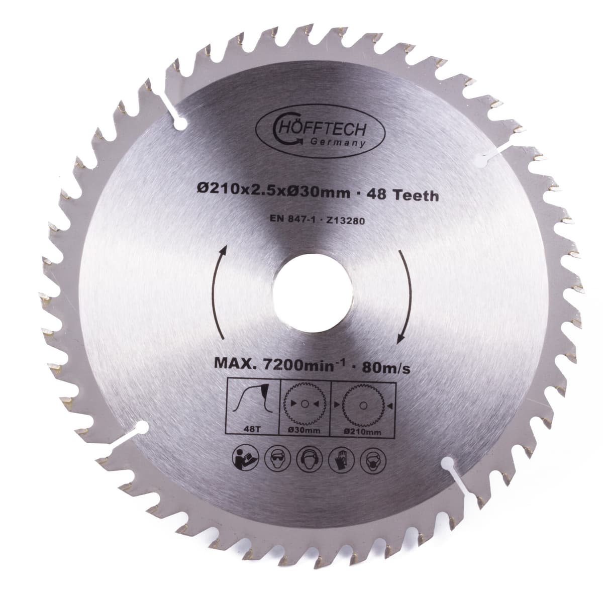 Hofftech Cirkelzaagblad 210 x 48 tands