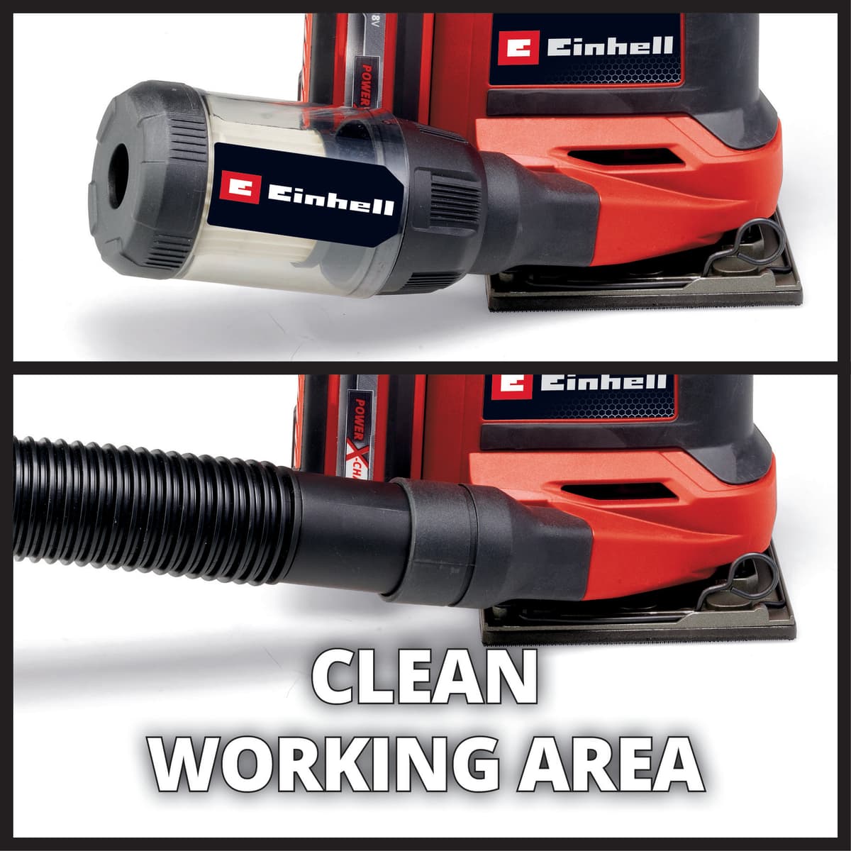Einhell TE-OS 18/113 Li Solo - Accu Multischuurmachine - 101x113 mm - Power X-Change thumbnail 8