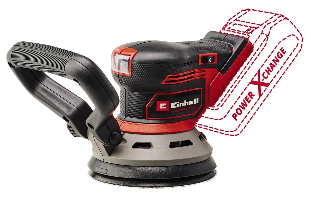 Einhell TP-RS 18/32 Li BL Solo - Accu Excentrische Schuurmachine -Ø125 mm - Power X-Change