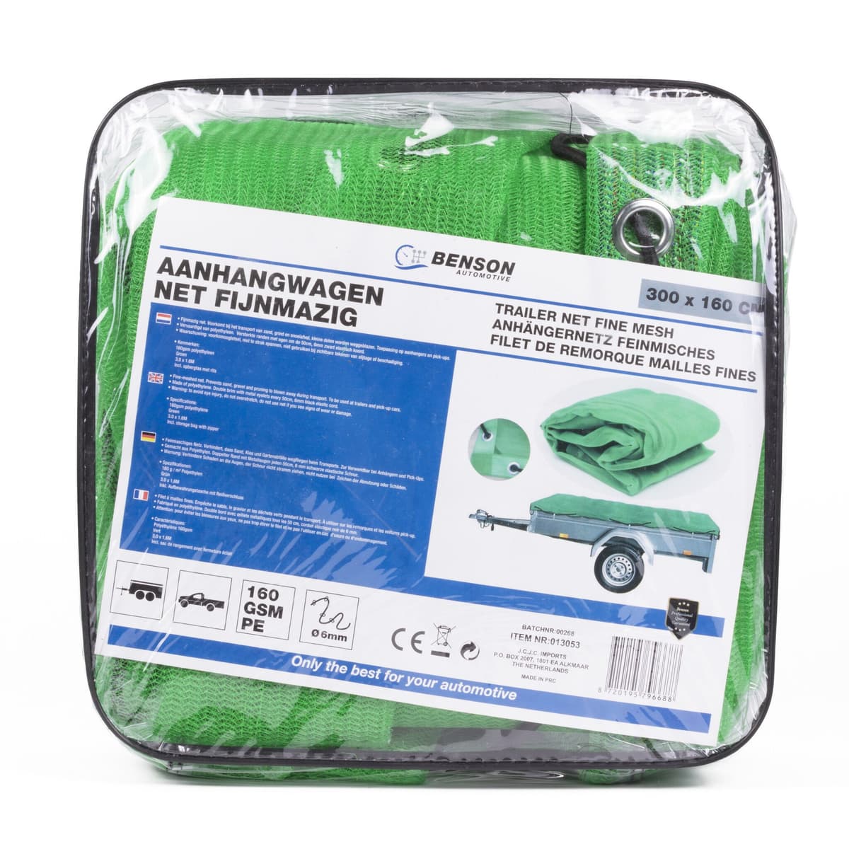 Aanhangwagen net fijnmazig 3,0 x 1,6 mtr in tas thumbnail 3