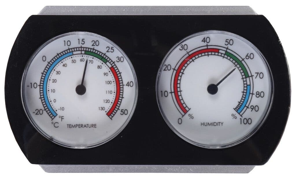 Hendrik Jan Hygro-thermometer vierkant 10 cm
