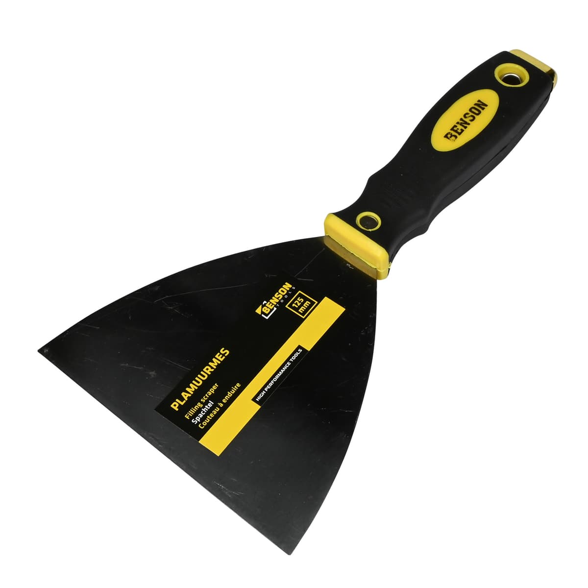 Benson Plamuurmes 5"/ 127mm– RVS met Soft Grip Handvat