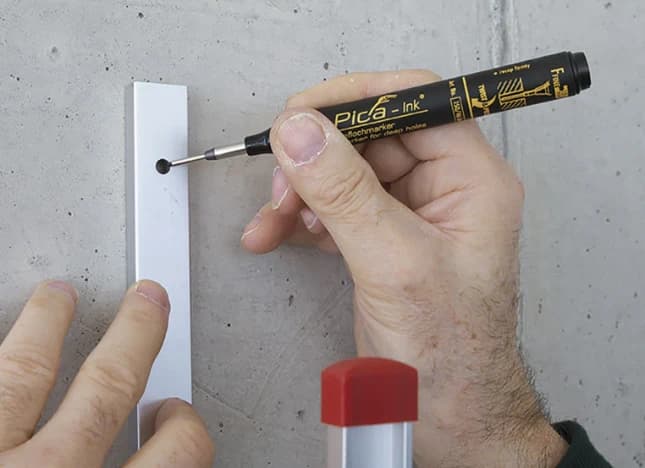 Pica-Ink 150/41 Markeerstift voor diepe gaten Blauw– Precisie tot in de kleinste hoeken thumbnail 6