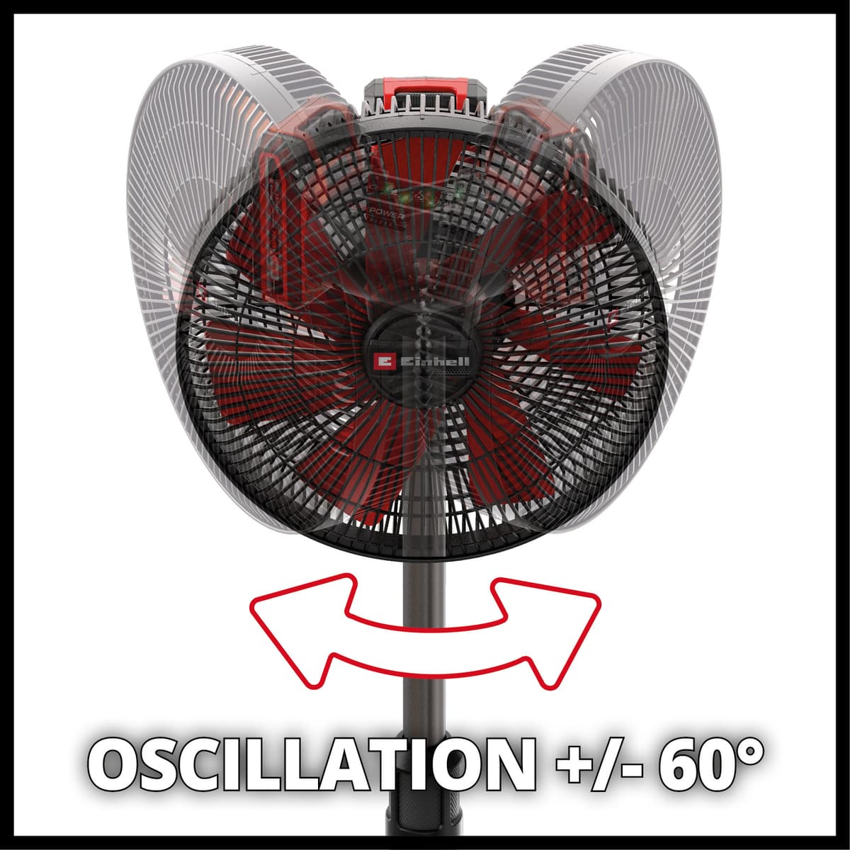 Einhell GE-CF 18/320 P Li Solo - Accu Ventilator - Power X Change thumbnail 7