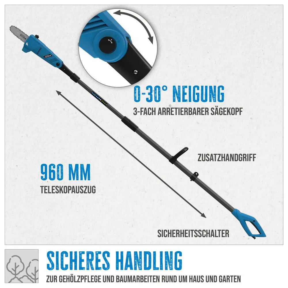 Güde Telescopische kettingzaag voor takken GAK 7118.1 - KIT thumbnail 10