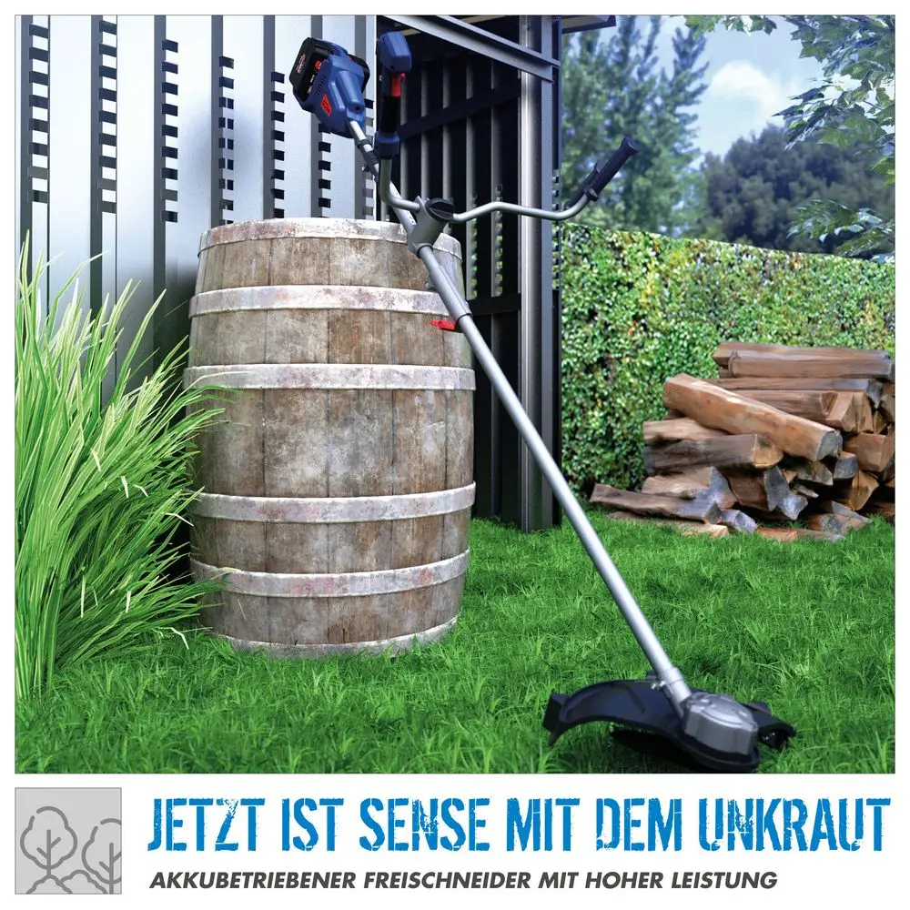 Güde FS 36-302-30 Accu Bosmaaier - 18V E³  Inclusief Accu&accessoires - STARTERKIT thumbnail 9