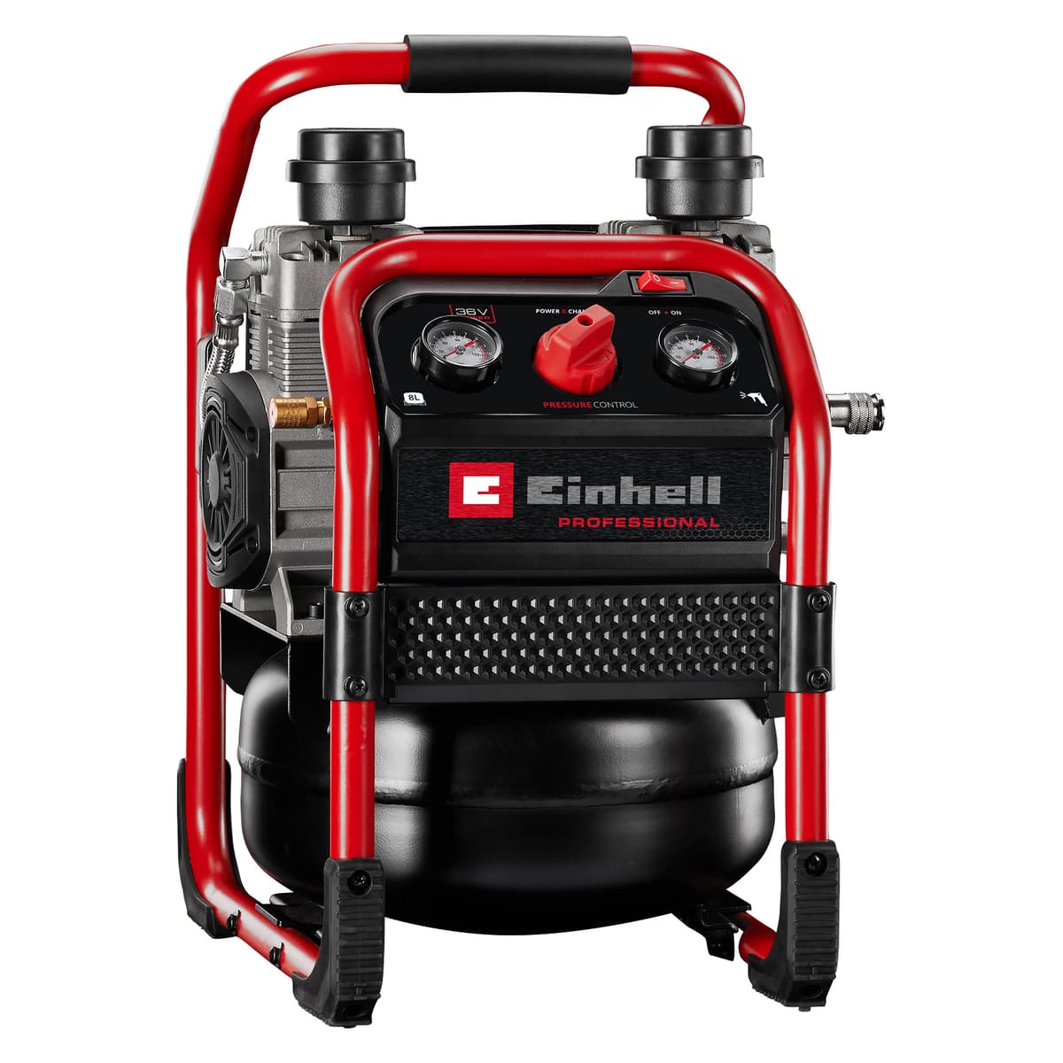 Einhell SILENZZO 36/210 Li Solo– Silent Accu Compressor 36V (Twin-Pack)