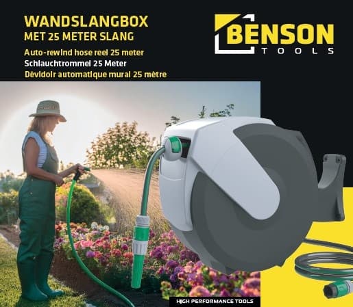 Benson Wandslangenbox 25 meter thumbnail 2