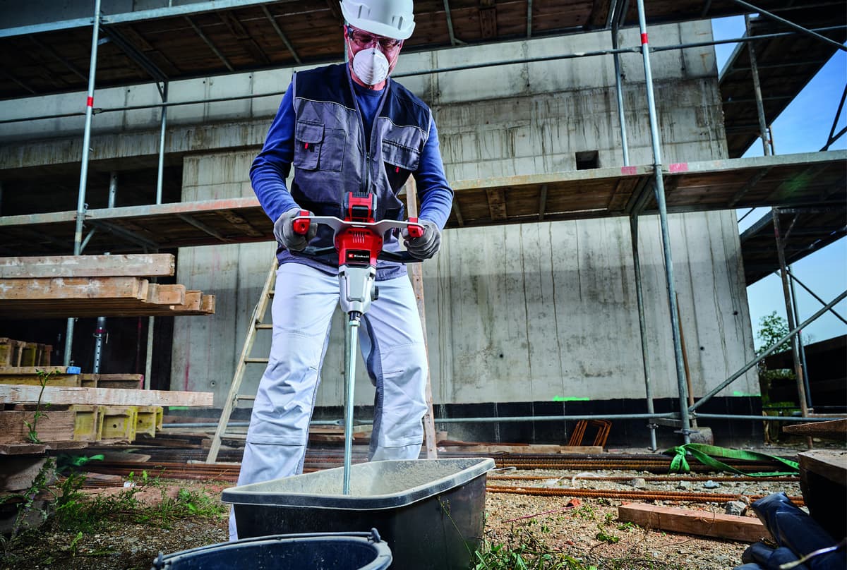 Einhell TP-MX 18-2 Li BL  Solo - Accu Verf-/Mortelmenger - M14 - Power X-Change thumbnail 3