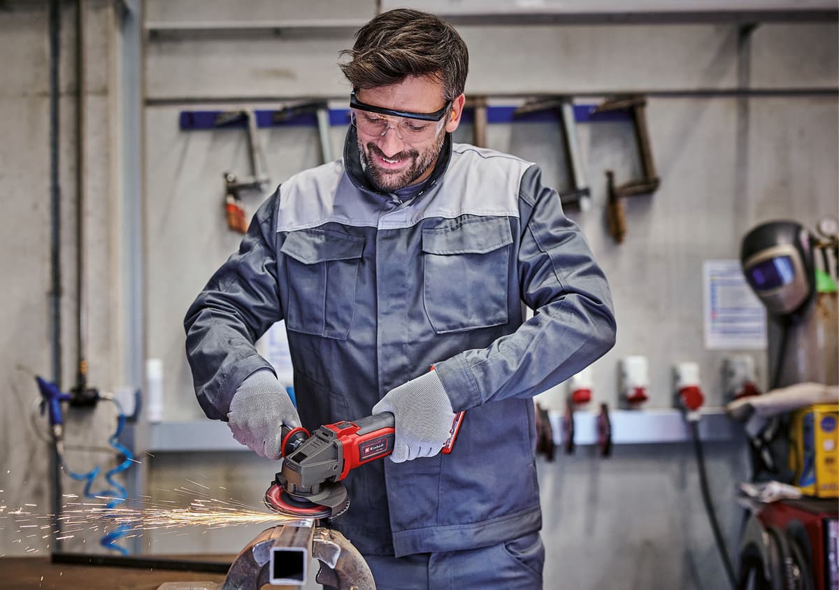 Einhell TE-AG 18/125-2 Li - Solo - Accu Haakse Slijper thumbnail 4