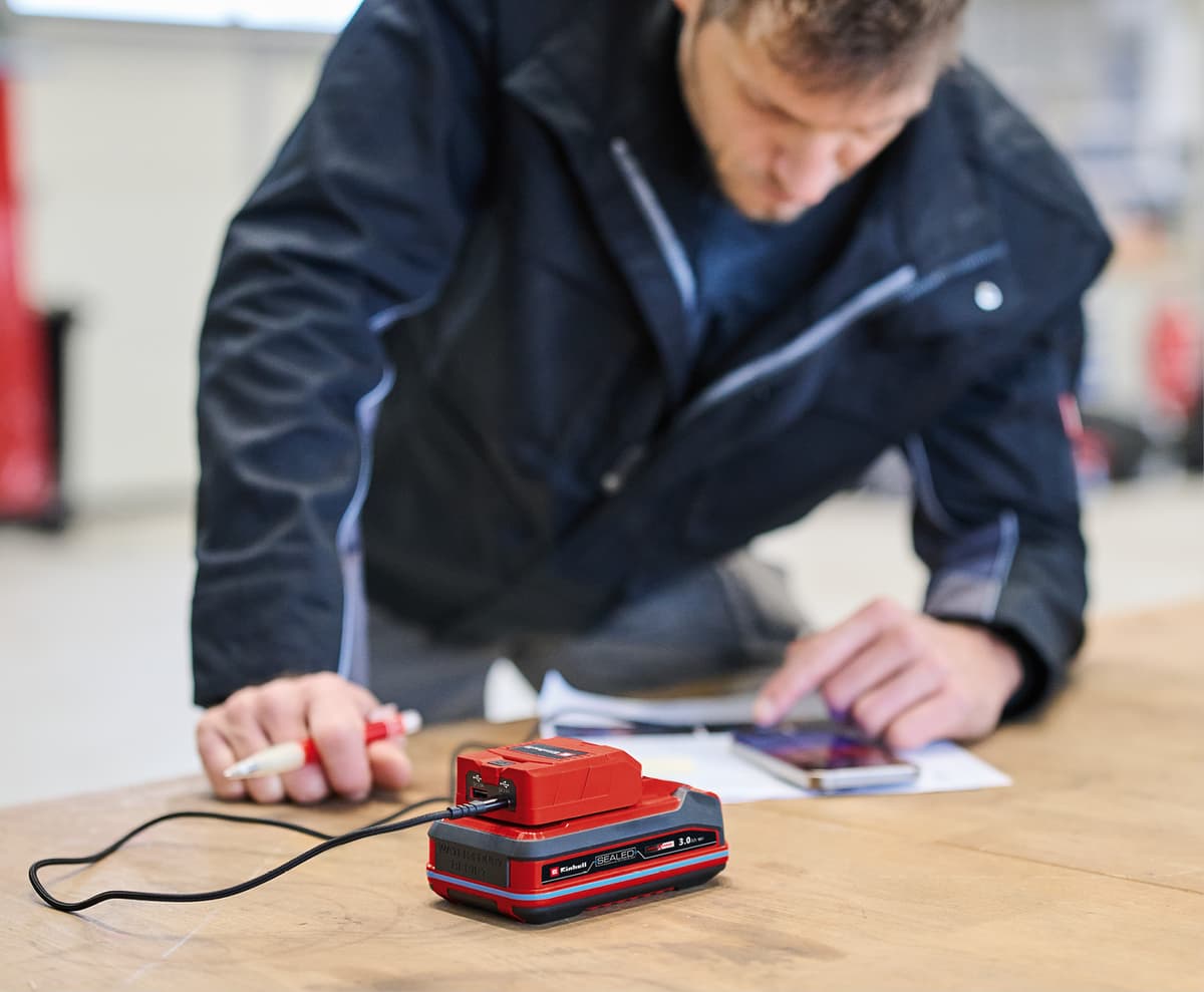 Einhell TC-CP 18 Li USB A/C-Solo - Accu USB-Powerbank - Power X-Change thumbnail 7