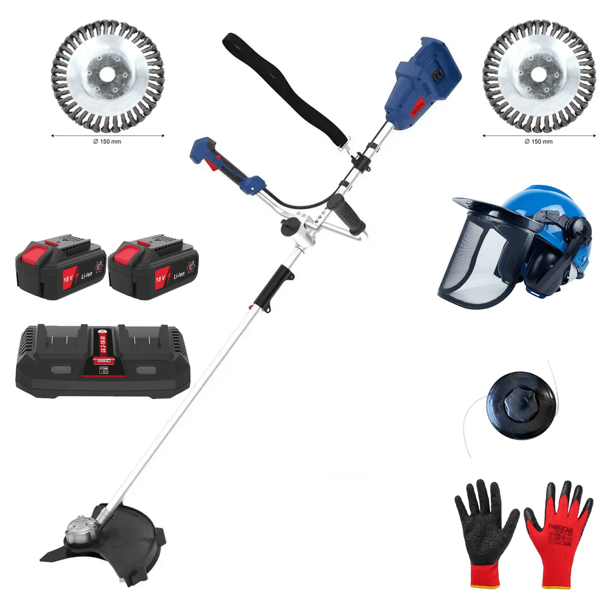 Güde FS 36-302-30 Accu Bosmaaier - 18V E³  Inclusief Accu&accessoires - STARTERKIT