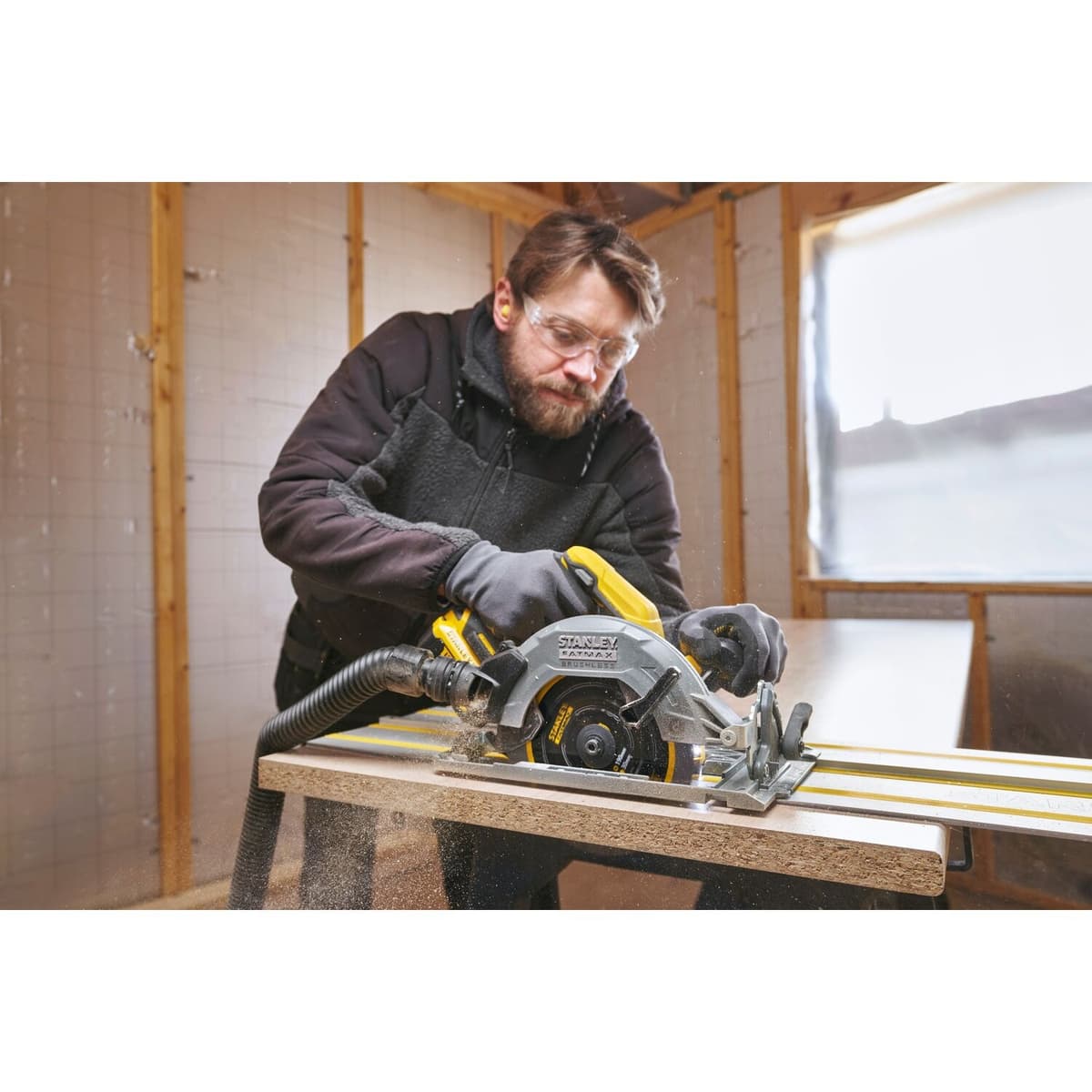 Stanley STST140 Geleiderail 140 cm– Aluminium Zaagrail 1400 mm thumbnail 5