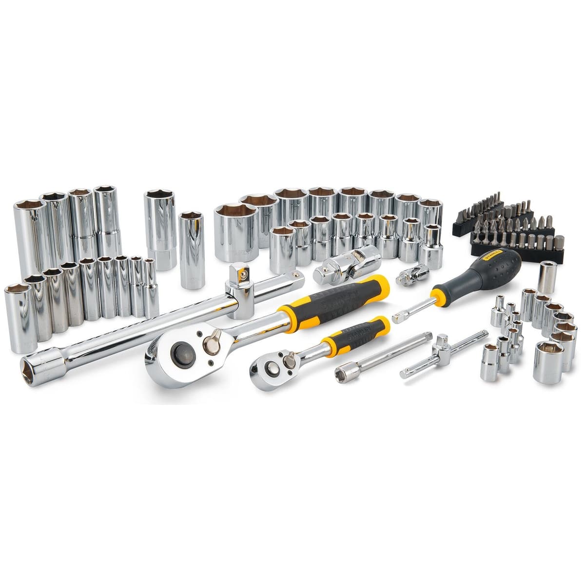 Stanley 96-delige sleutel-en dopsleutelset 1/4&1/2 thumbnail 4