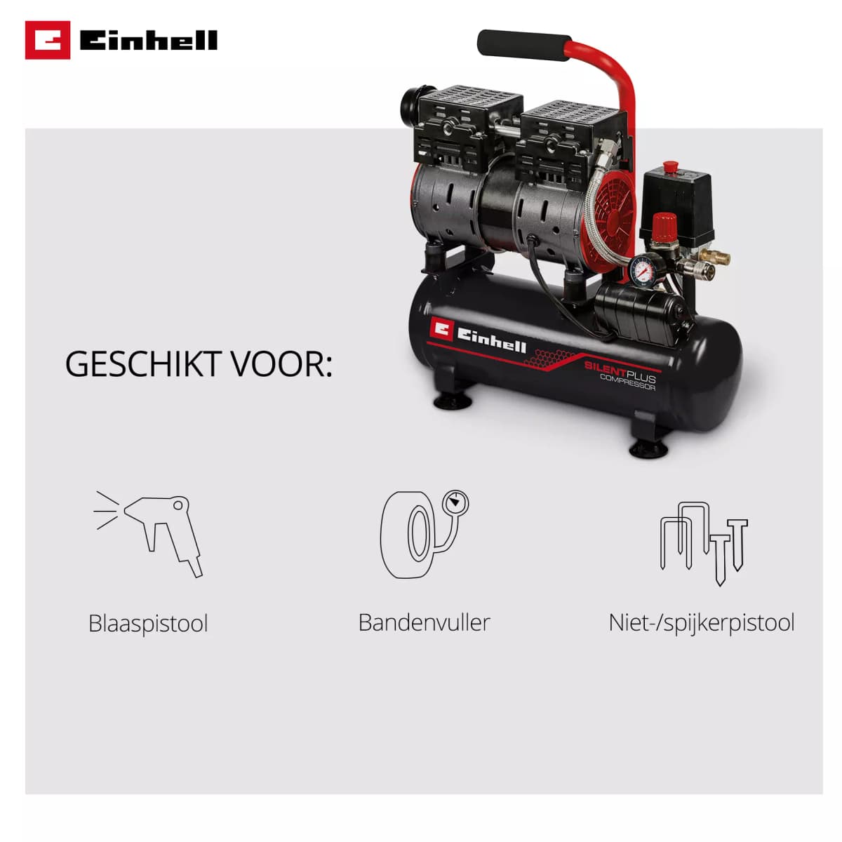 Einhell TE-AC 6 silent Compressor thumbnail 6