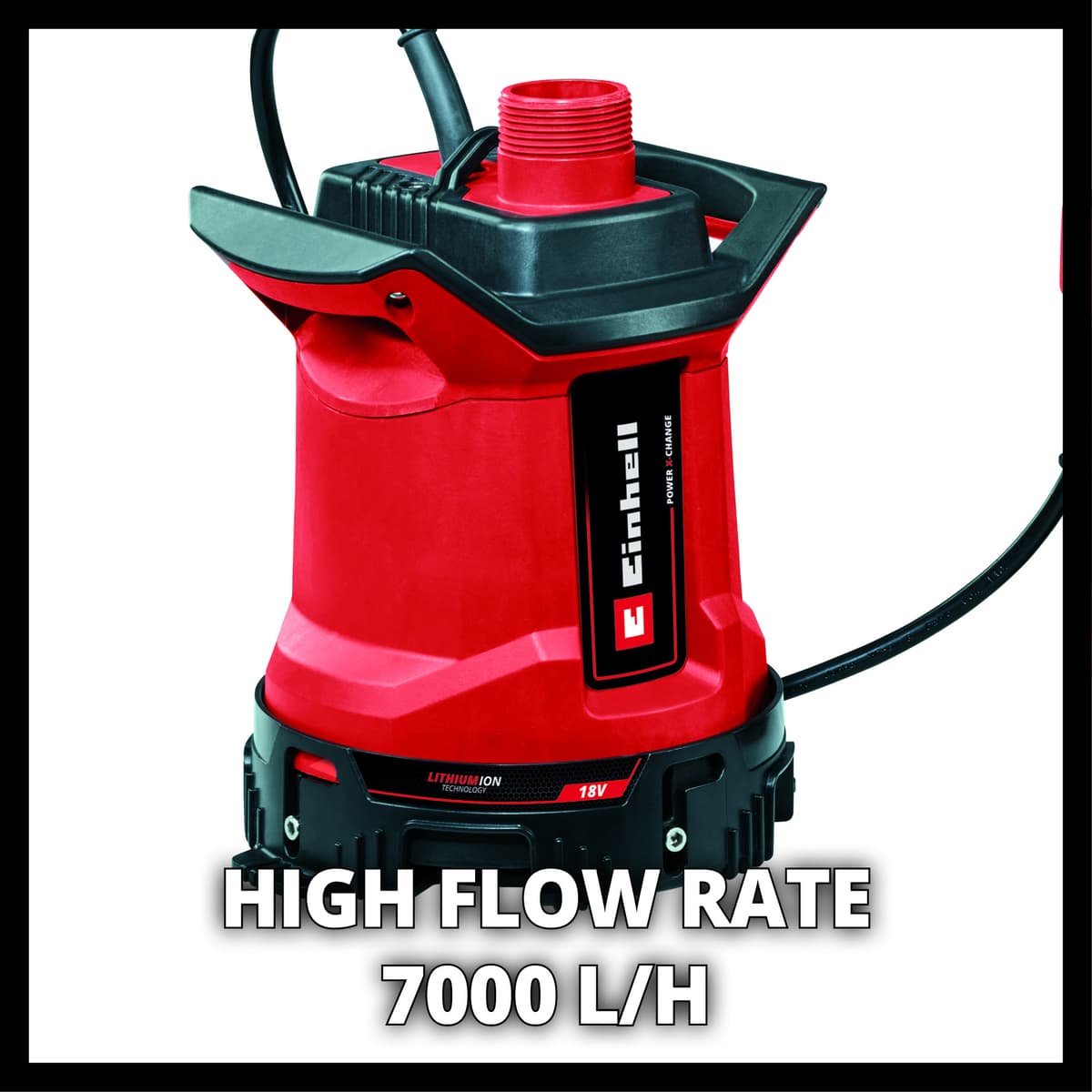 Einhell Accu Vuil-/Schoonwaterpomp GE-DP 18/25 LL Li– Solo thumbnail 9