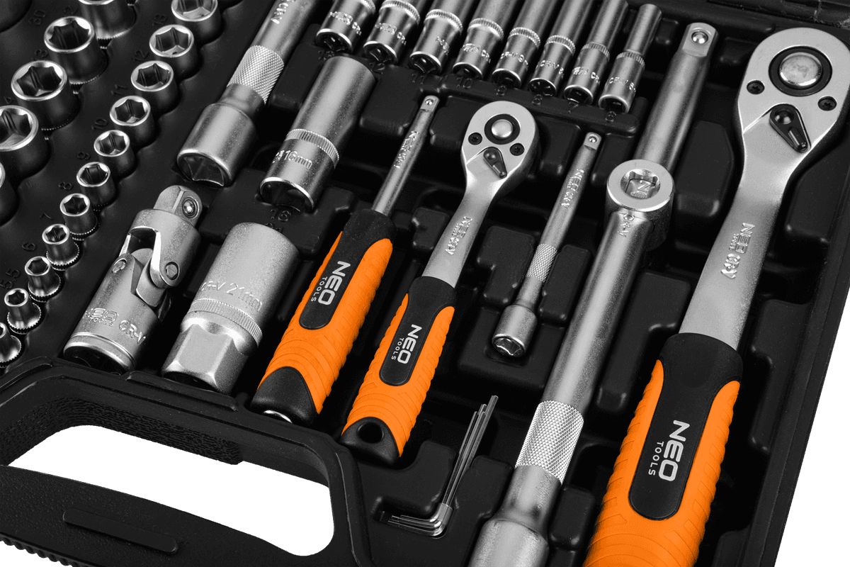 NEO Doppenset 1/4"– 1/2"110-delig thumbnail 11