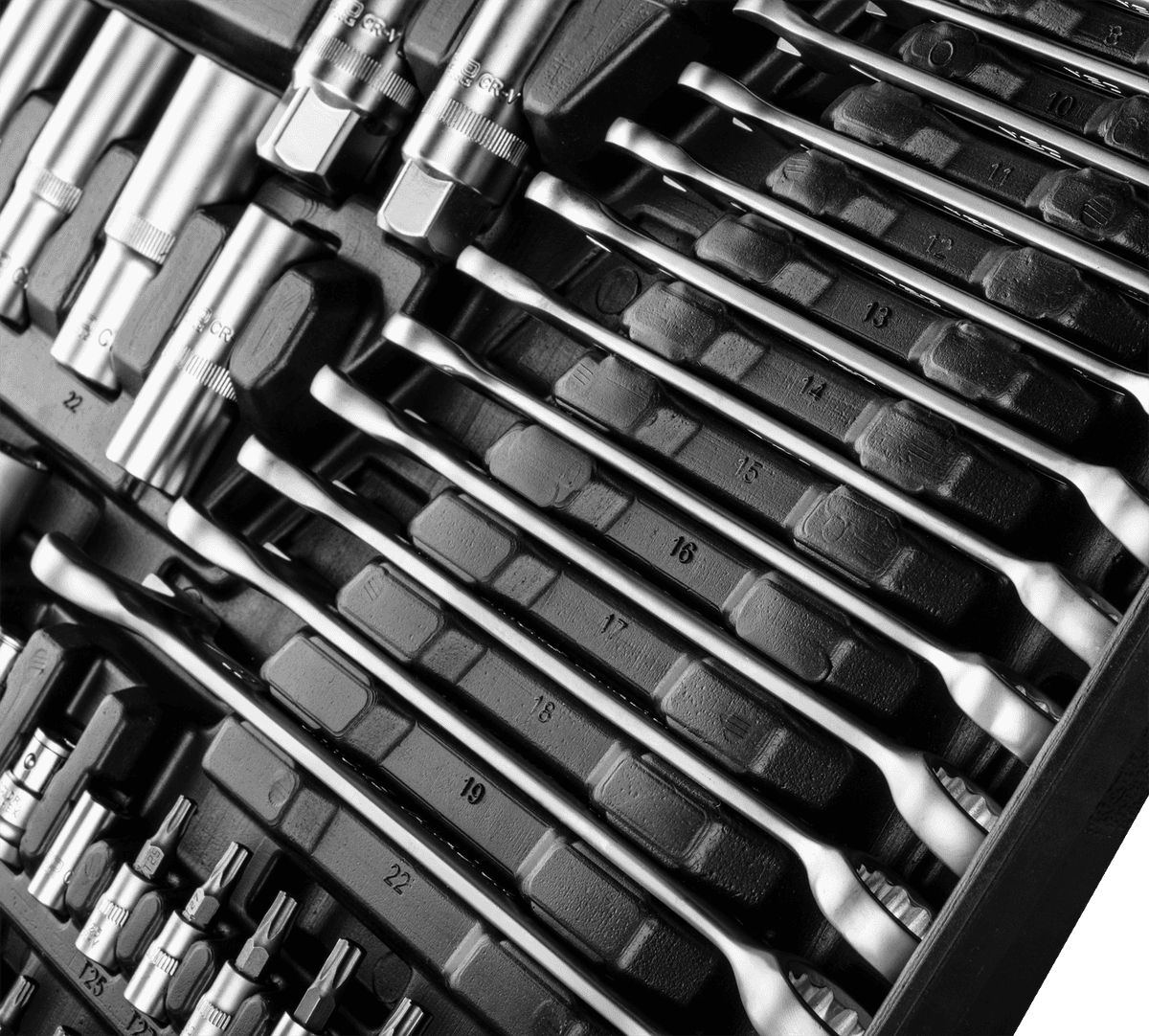 NEO Doppenset 1/4 - 3/8 - 1/2 216dlg thumbnail 5