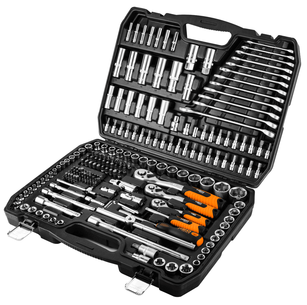 NEO Doppenset 1/4 - 3/8 - 1/2 216dlg