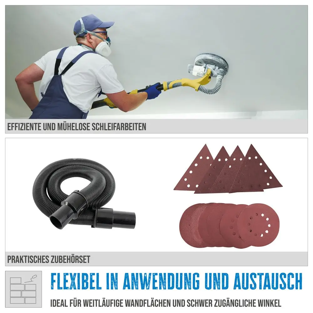 Güde GTBS 710 wand- en plafond schuurmachine 710W thumbnail 9