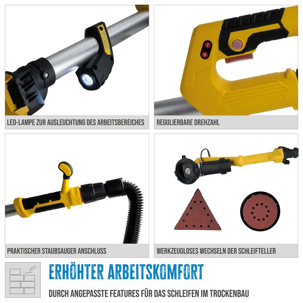 Güde GTBS 710 wand- en plafond schuurmachine 710W thumbnail 10