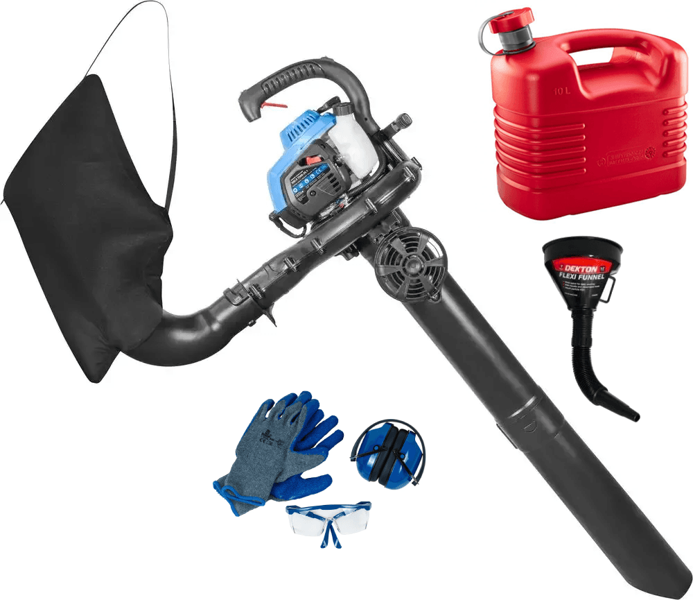 Güde Benzine Bladblazer GBLS 7500-26.1 – Krachtige 3-in-1 Bladzuiger, Blazer en Hakselaar - STARTERKIT