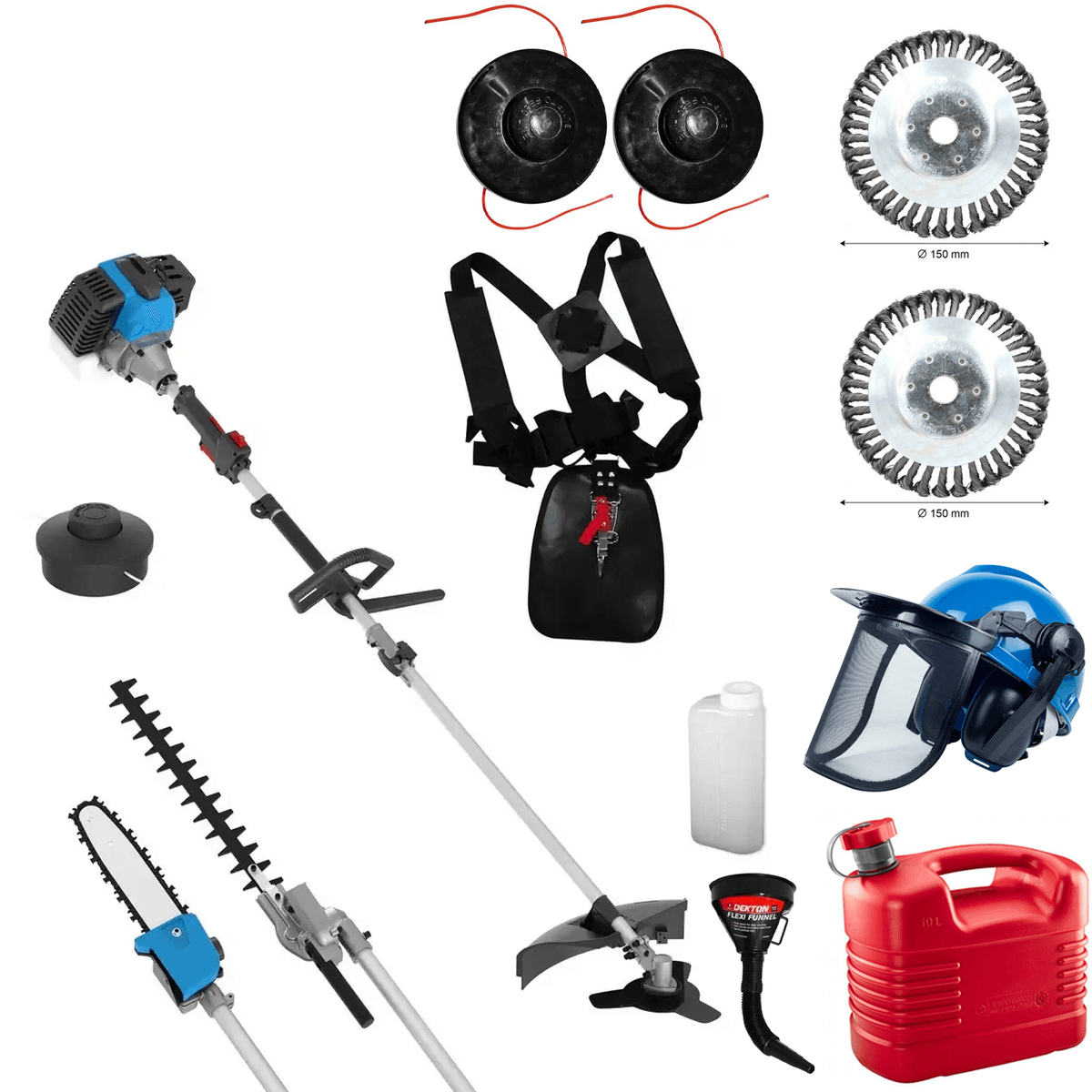 Güde GPS 1001 4in1 Tuinmachine Set 43cc - STARTERKIT