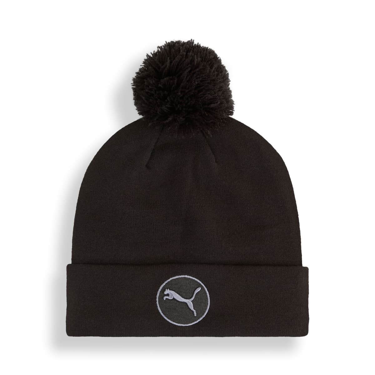 PUMA WRMLBL golfbeanie met afneembare pompon voor Heren, Zwart