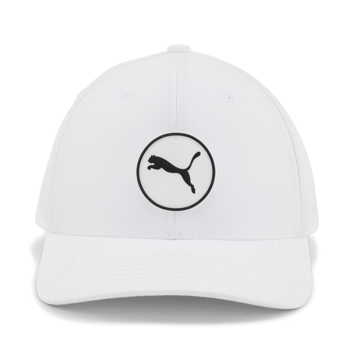 PUMA Circle Cat Tech golfpet voor Heren, Wit thumbnail 2