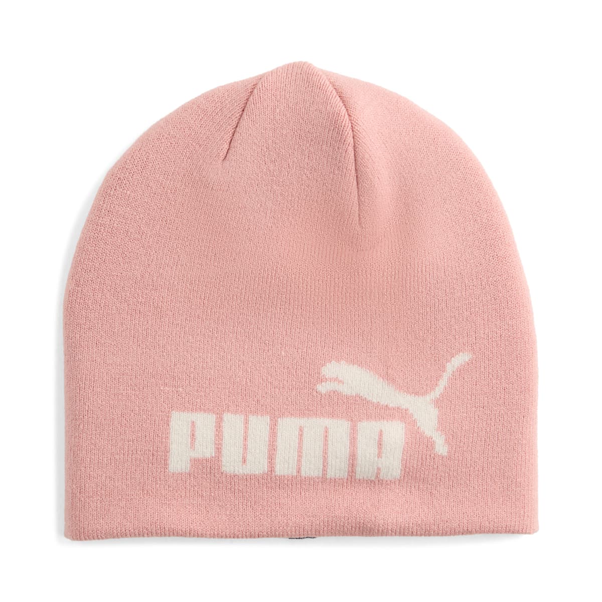 PUMA ESS beanie zonder boord, Roze/Wit